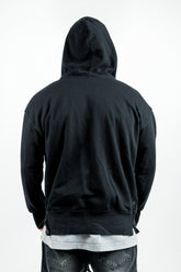 HANORAC CU FERMOAR NEGRU